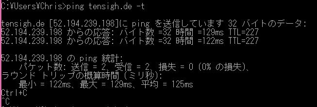 Ping success!!