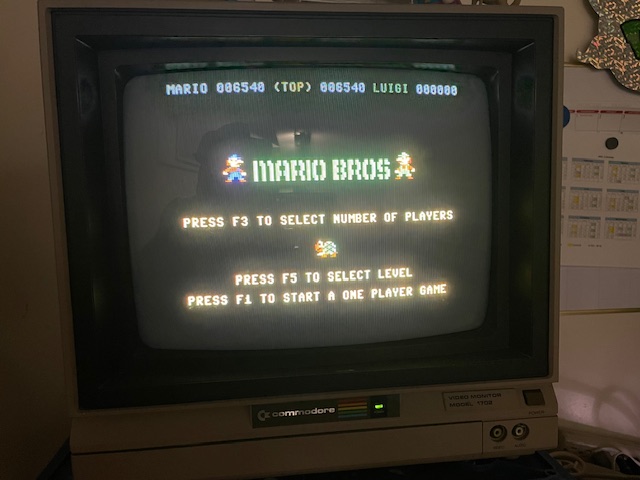 Mario Bros Splash Screen