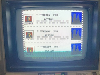 Rampage character select screen