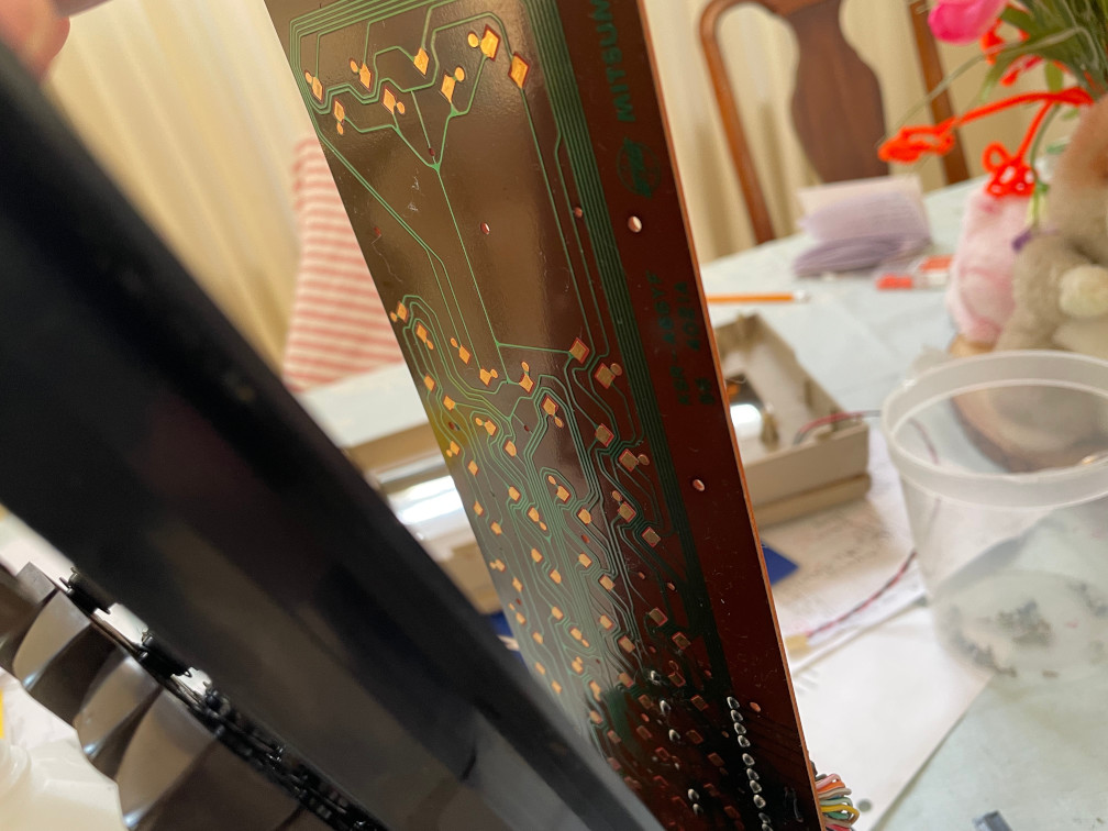 C64 keyboard circuit board